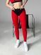 Лосини PUSH-UP+ з моделюючими лініями (Червоний) 1014-2920-red-xs фото 2