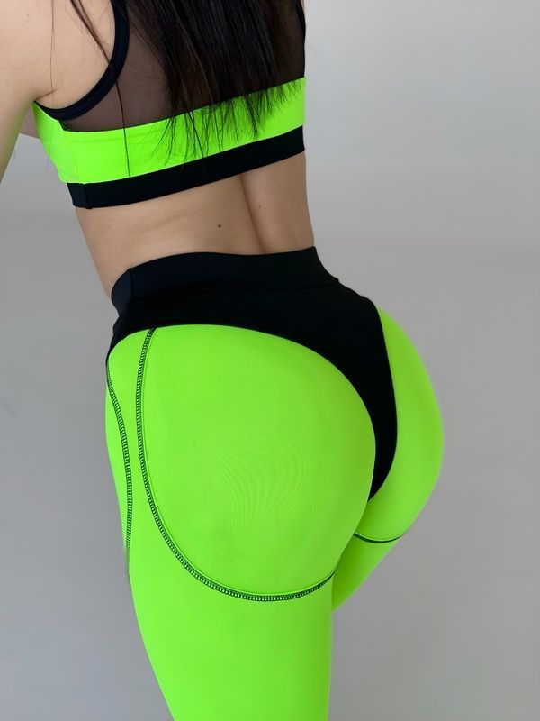 Лосини PUSH-UP+ з моделюючими лініями (Салатовий) 1014-2925-salat-xs фото Лосини PUSH-UP+ з моделюючими лініями (Салатовий) 1014-2925-salat-xs фото